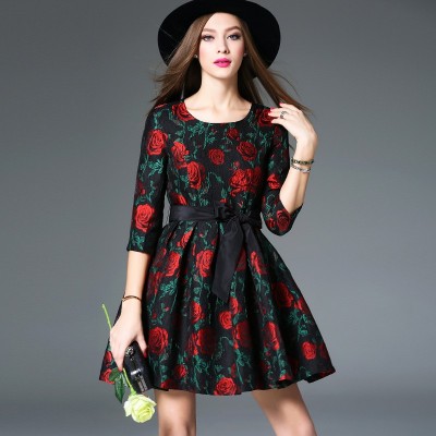 Red Roses Dress