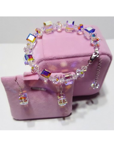 Crystal Bracelet & Cube Crystal...