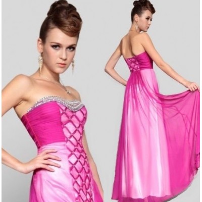 Formal Hot Pink Dress