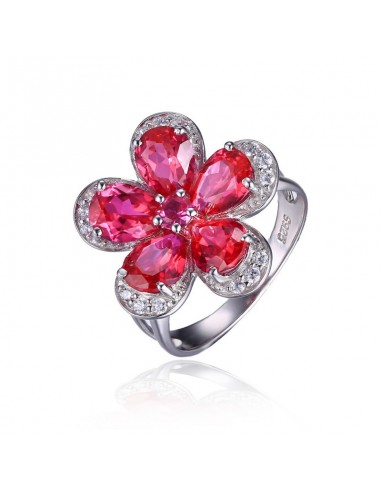 Ruby Ring 925 Sterling Silver