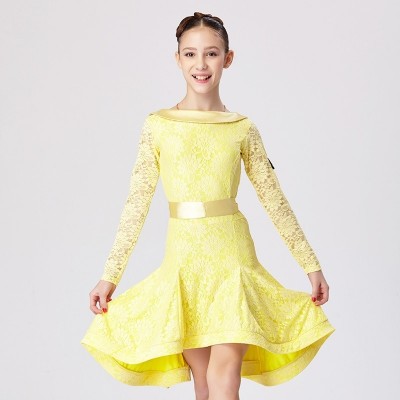 Yellow Latin Dress