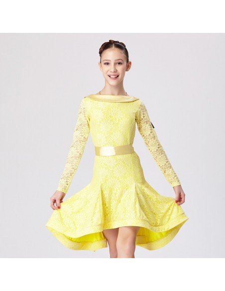 Yellow Latin Dress