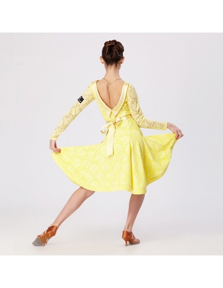 Yellow Latin Dress