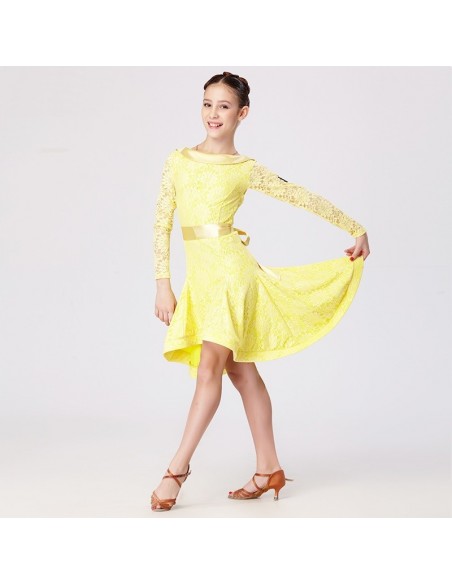 Yellow Latin Dress