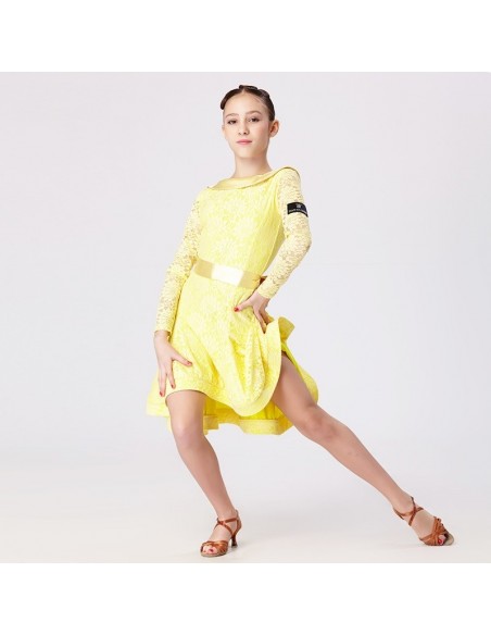 Yellow Latin Dress