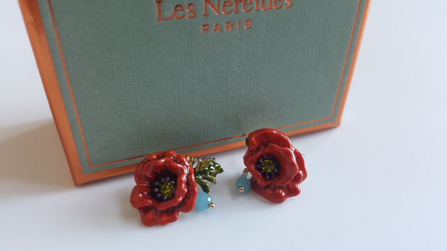 Poppy-Drop Earrings