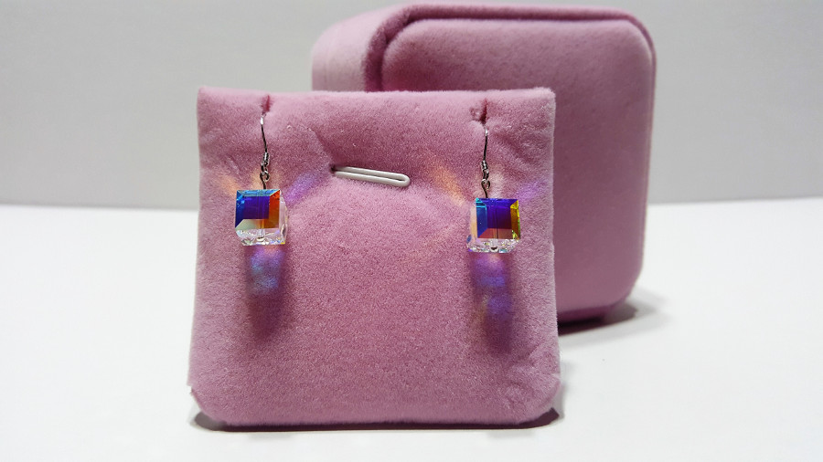 cube earrings