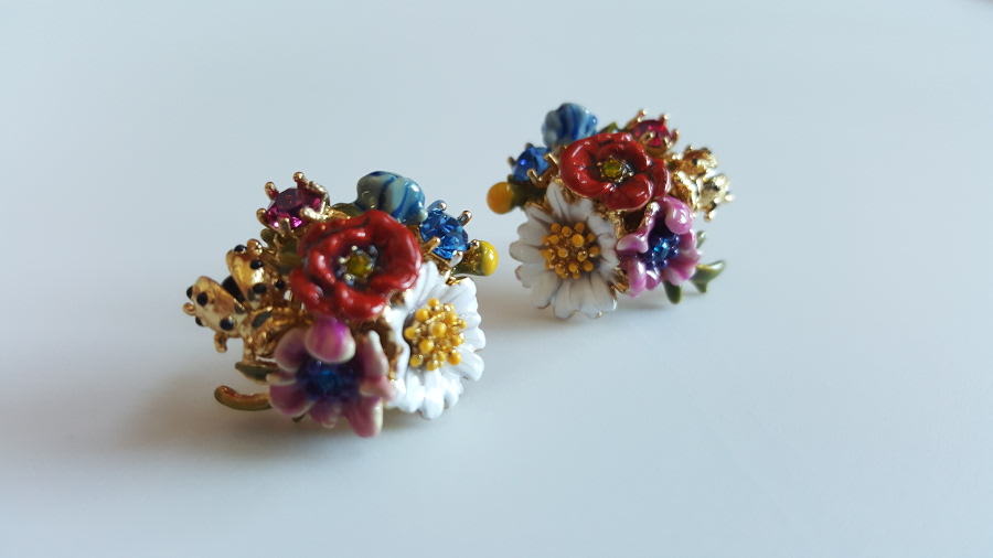 bouquet earrings