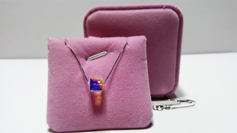 cube necklace