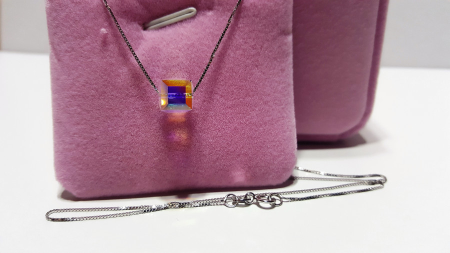 cube necklace