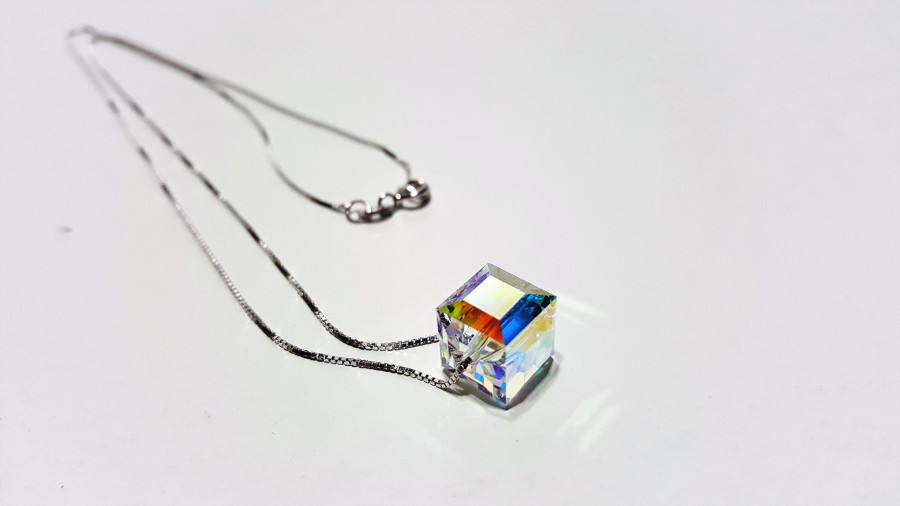 cube necklace